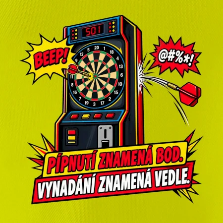 Pípnutí znamená bod. Vynadání znamená vedle