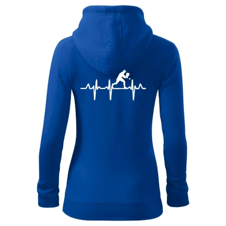 EKG stolní tenista stojící