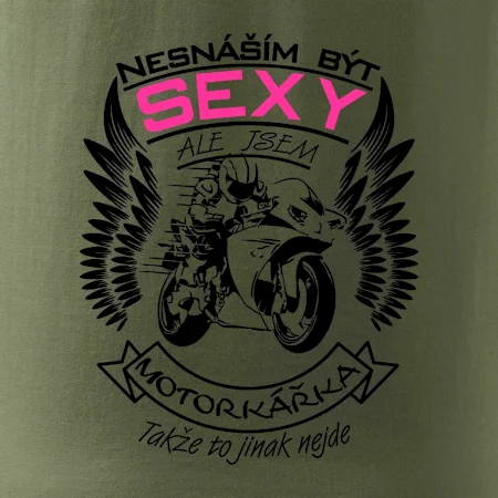 Nesnáším být sexy - motorkářka (motorka)