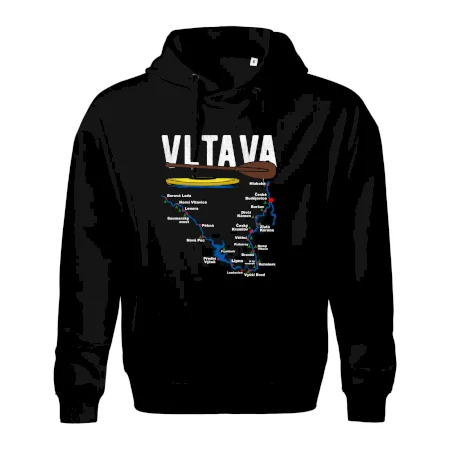 Mapa řeky Vltavy