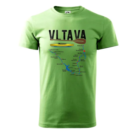 Mapa řeky Vltavy