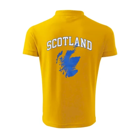 Scotland nápis s mapou