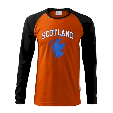 Scotland nápis s mapou