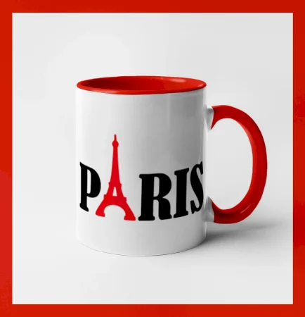 Paris nápis Eiffelova věž
