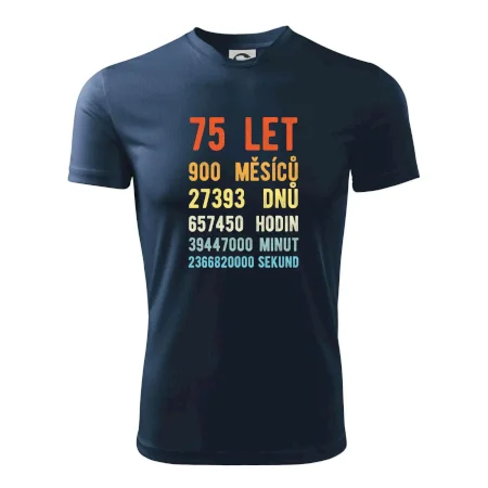 Narozeniny 75 přepočet času