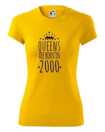 Queens are born in 2000