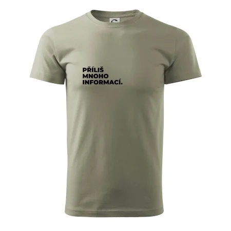 PŘÍLIŠ MNOHO INFORMACÍ.