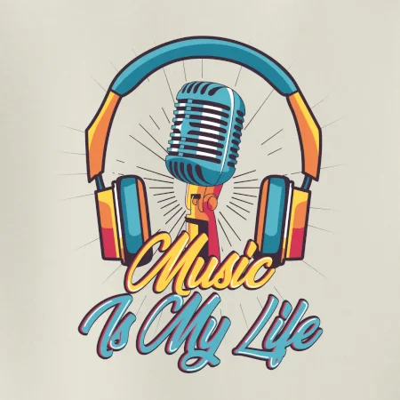 Music is my life sluchátka