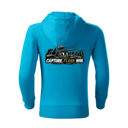 Taktika capture flank win paintball