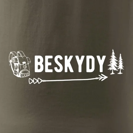 Beskydy nápis