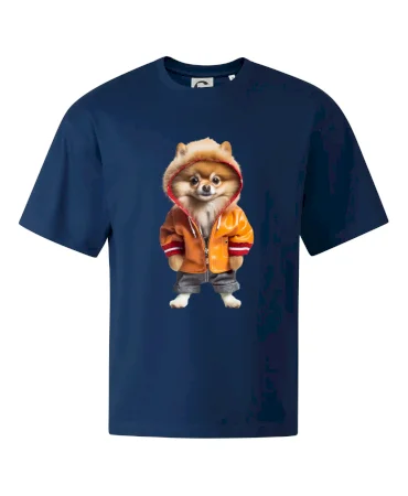 Pomeranian v bundě