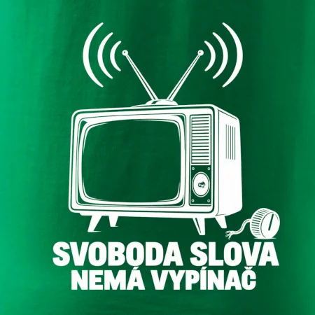 Svoboda slova nemá vypínač retro televize
