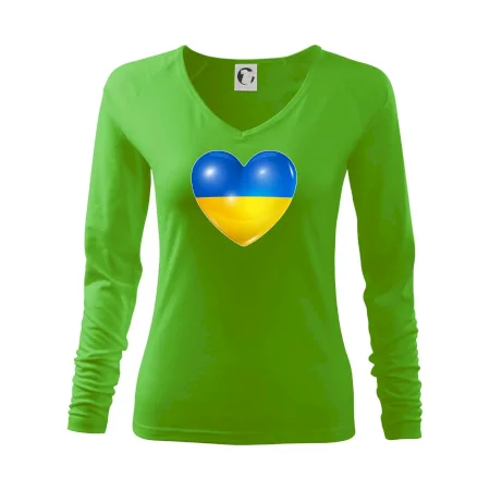 Ukrajina srdce vlajka