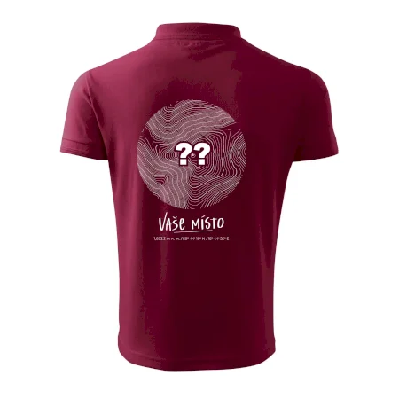 Vaše místo - vrstevnice v kruhu