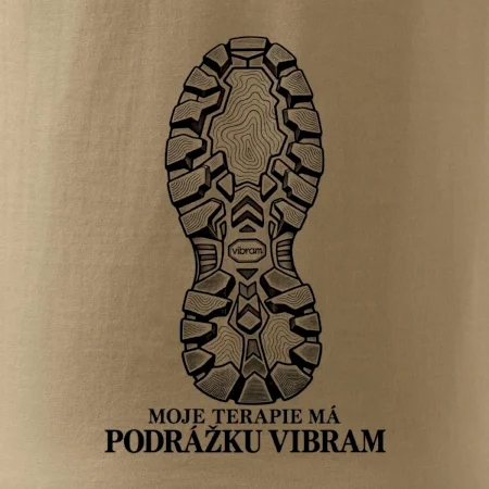 Moje terapie má podrážku Vibram