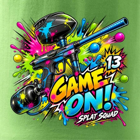 Barevná exploze game on paintball