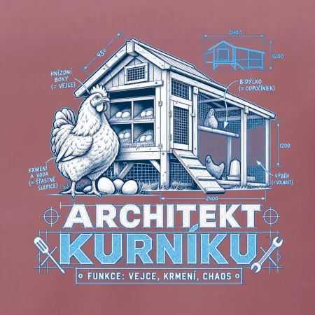 Architekt kurníku technický výkres