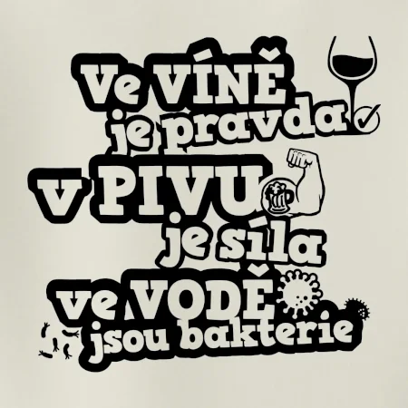 Ve víně je pravda, v pivu síla, ve vodě bakterie