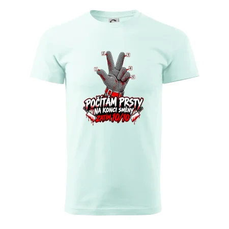 Řezník počítám prsty na konci směny
