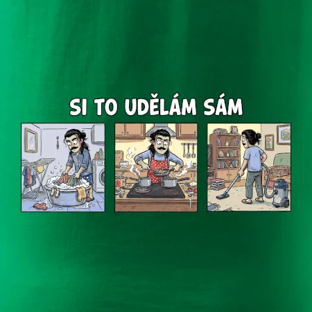 Si to udělám sám - dlouhé vlasy a knír