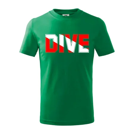 Dive nápis vlajka