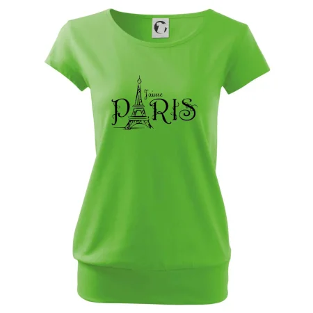 Paris nápis Eiffelovka rovný