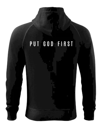 Put God first slabý nápis