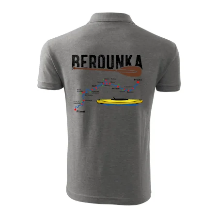Mapa řeky Berounky