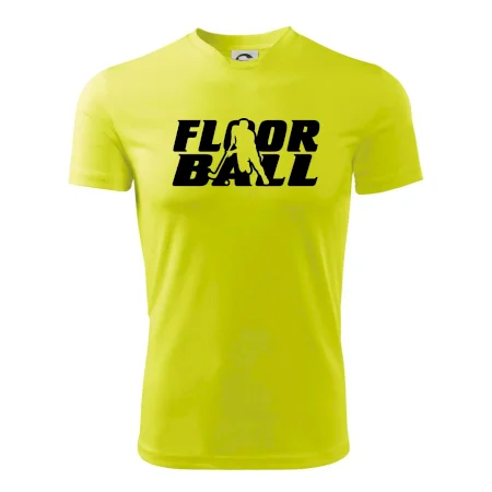 Floorball nápis rovný