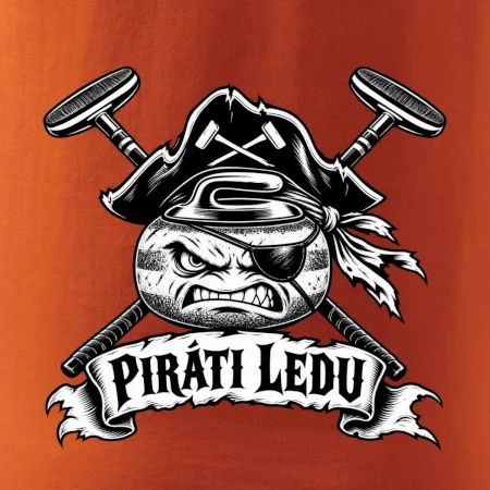 Piráti ledu -  curlingový Jolly Roger