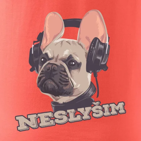 Francouzský buldoček neslyším