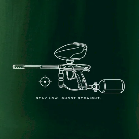 Minimalistický marker stay low shoot straight