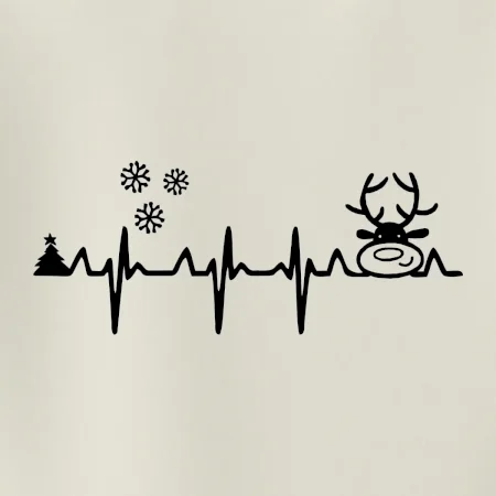 EKG Vánoce Vločky a sob