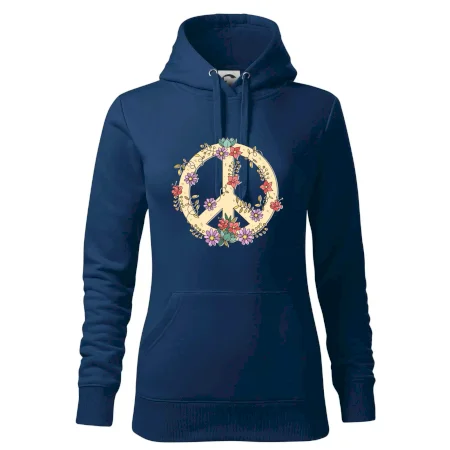 Peace symbol pískový