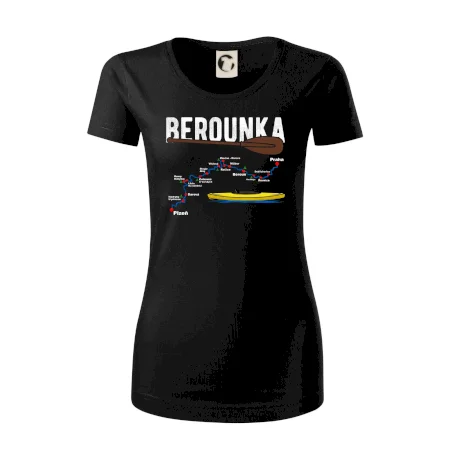 Mapa řeky Berounky