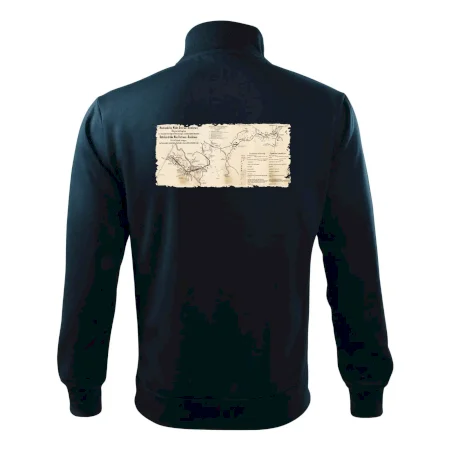 Mapa Báňské dráhy z Moravské Ostravy do Doubravy
