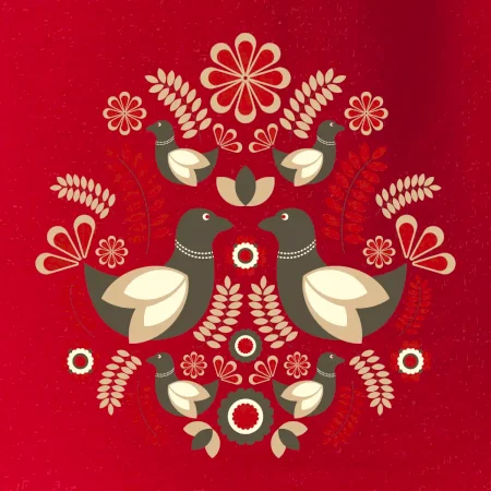 Folklór - hnědí ptáčci