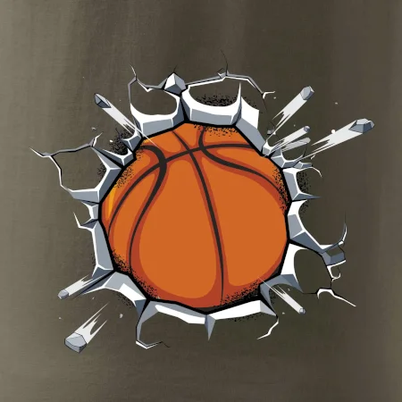Basketbal míč v triku