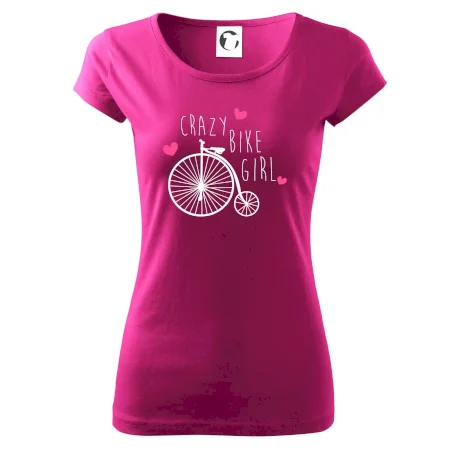 Crazy bike girl