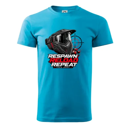 Paintballová maska respawn reload repeat