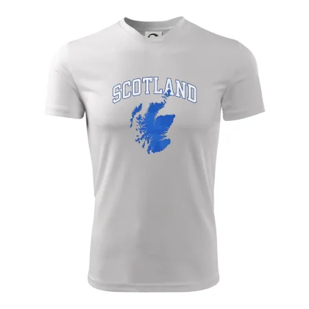 Scotland nápis s mapou