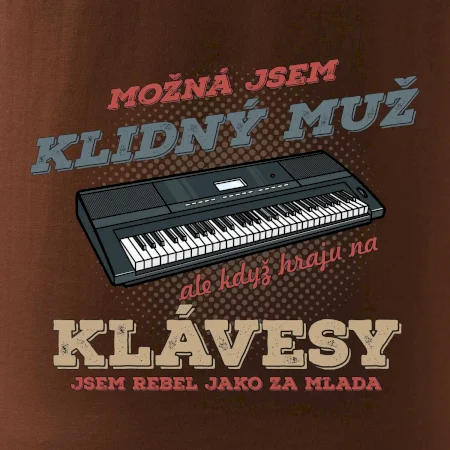 Klávesy klidný muž