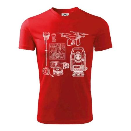 Geodet teodolit dron
