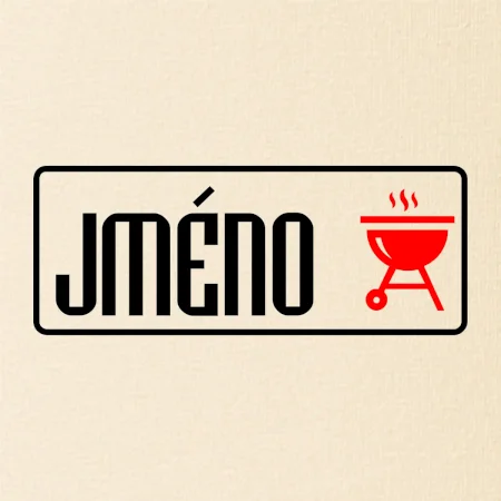 Triko na grilování s vlastním jménem