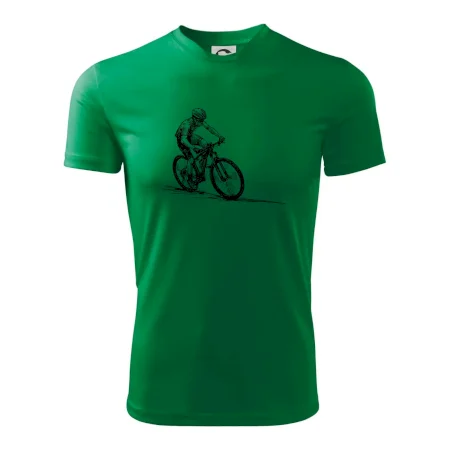 MTB kreslený cyklista