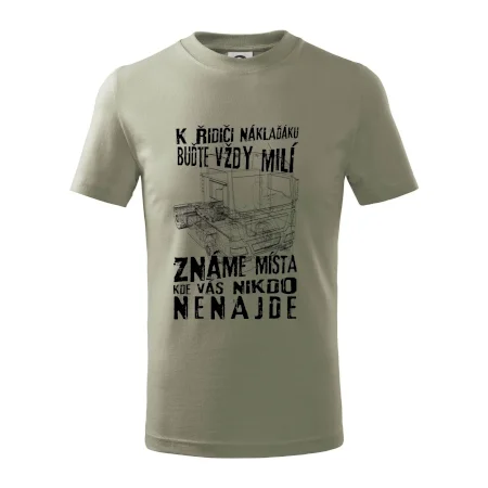 K řidiči náklaďáku buďte vždy milý