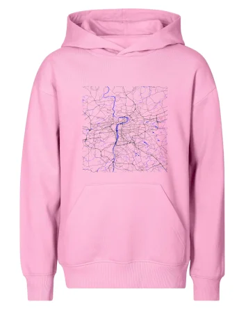 Praha - Mapa s vodními toky