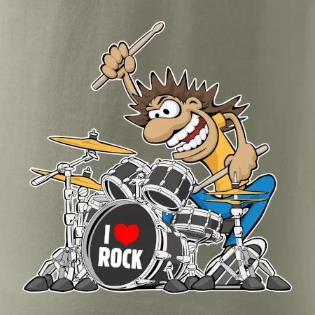 I love rock bubeník