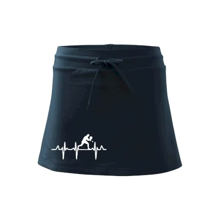EKG stolní tenista stojící