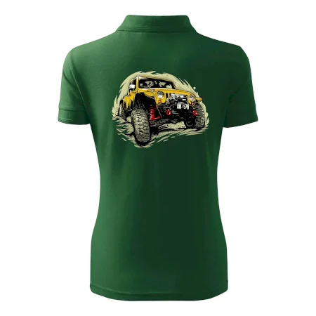 Žlutý offroad s navijákem